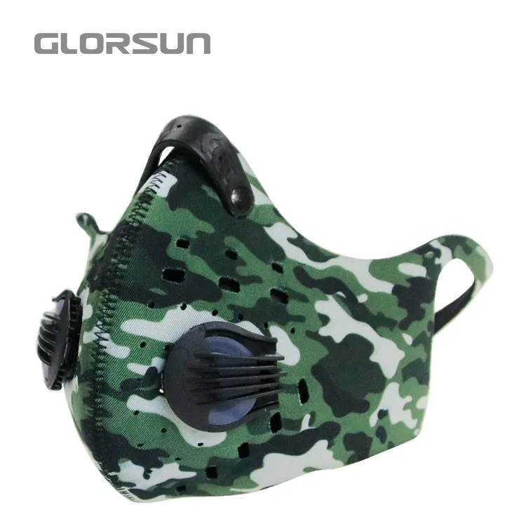 005I005 GLORSUN пыли маска неопрена продукт мода custom ситец n95 анти pm2.5 пыли смога маска Велосипеды n95 маска - Цвет: 005I005