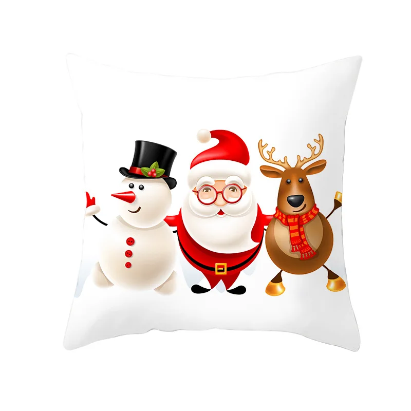 45x45 см Хлопковый чехол с надписью &quotMerry Christmas&quot подушка рождественские украшения
