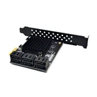 Плата расширения Marvell 88SE9215, 6 портов, SATA 3,0 на PCIe