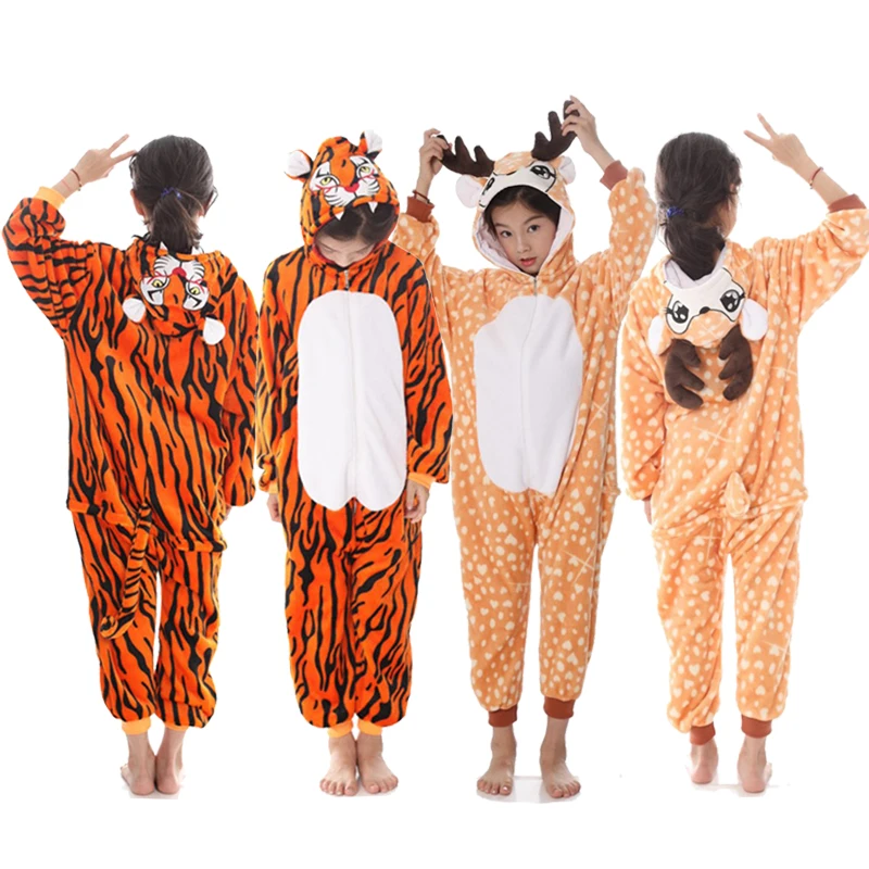 

Детские пижамы-кигуруми в виде единорога, детские комбинезоны в виде животных, комбинезон, комбинезон, пижама в виде панды, одежда для сна, п...