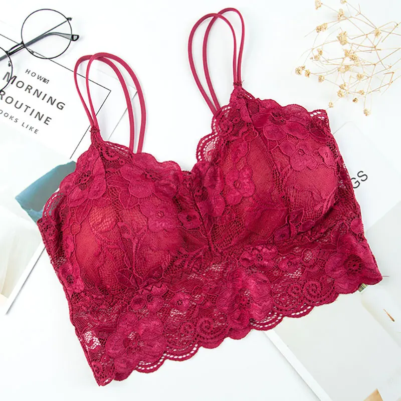 Женское сексуальное нижнее белье кружевной цветочный бюстгальтер без косточек