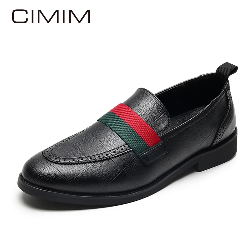 CIMIM/брендовая мужская модная деловая Роскошная модельная обувь удобная