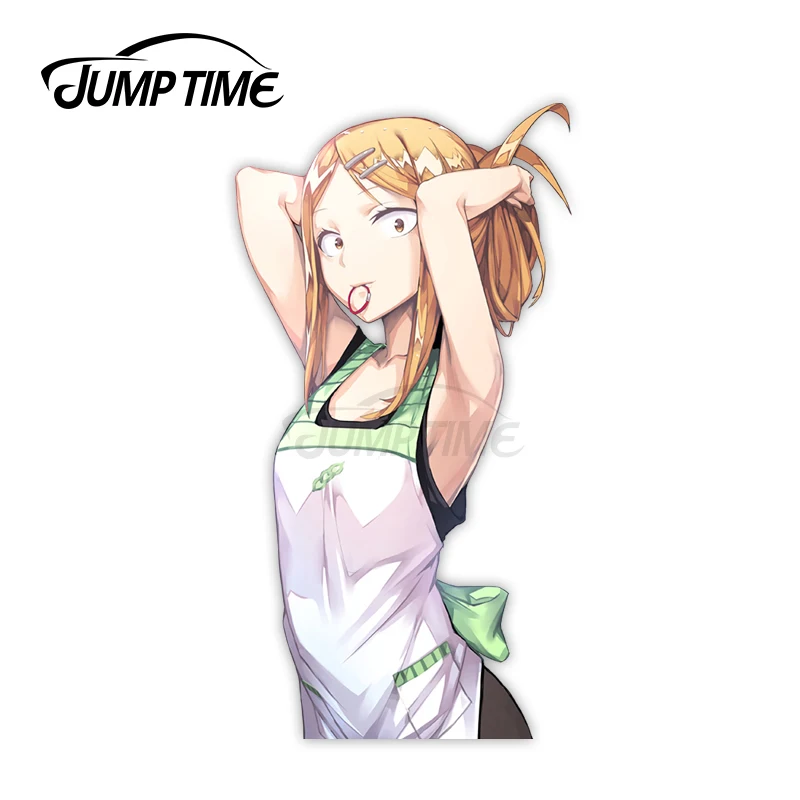 Автомобильная Виниловая наклейка с аниме время прыжков Dagashi Kashi Endou Saya 7 4 |