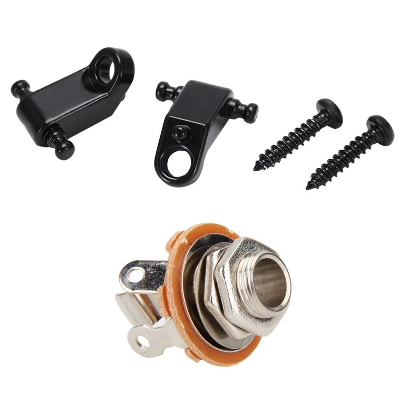 2 предмета Электрогитары роликовая нить дерево струнный фиксатор & 1/4 6 35 мм