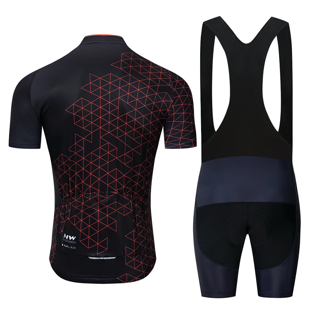 summer new NW cycling sports bike racing team suit men's short-sleeved outdoor equipment