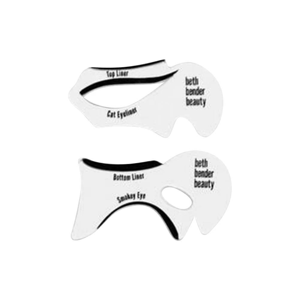 

2pcs/set Cat Smokey Eyeliner Stencil Eye Shadow Guide Makeup Simple Tool Set
