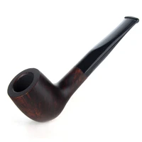 briar pipes tobacco smoking pipe smooth finish 9mm filter straight pipe billiard shape ck1023