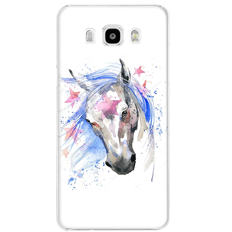 H8 Чехол для samsung Galaxy M10 M20 M30 M40 S6 S7 край S8 S9 S10 S10e Plus Note 8 9 S3 S4 S5 крышка акварель Лошадь картина маслом - Цвет: H8