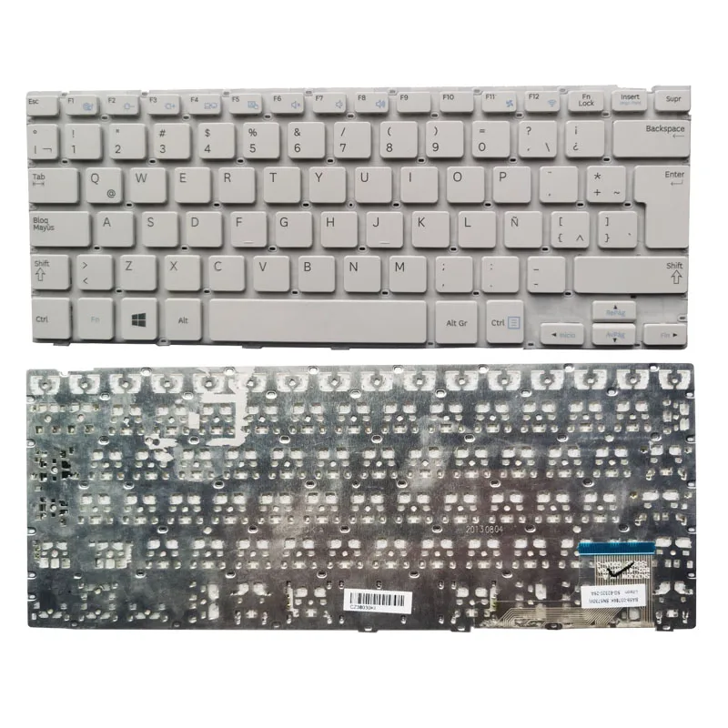 

Клавиатура для ноутбука SAMSUNG 905S3G 915S3G NP915S3G NP905S3G белая без рамки без подсветки