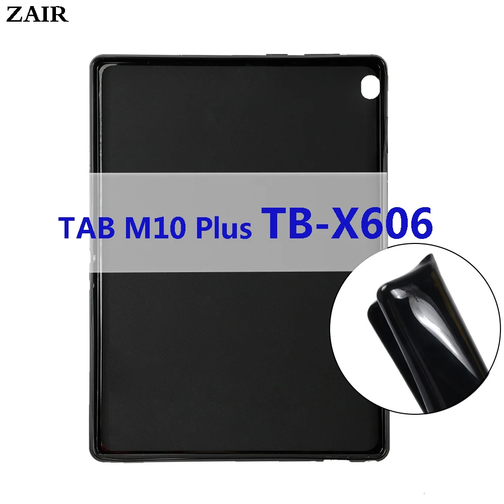 

Чехол для Lenovo YOGA Tab M10 FHD плюс TB-X606F TB-X606X 10,3 ''гнущийся чехол для телефона из мягкого силикона ТПУ с рисунком защитный корпус противоударный чех...