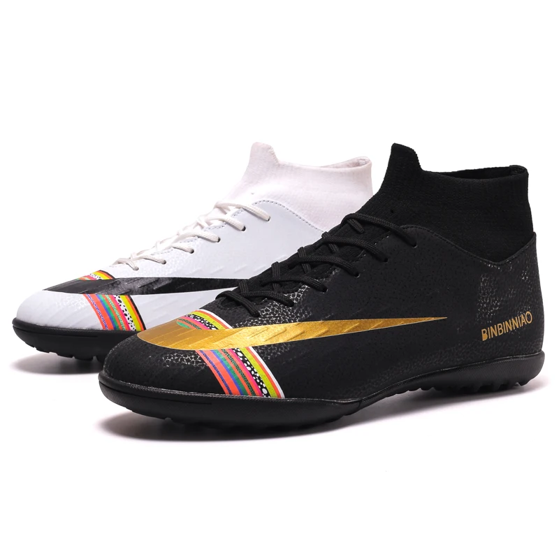 1988colorfulTF Football Boots Turf Soccer Shoes Crampons Superfly Breathable Cheap Original TF Kids Football Futsal Boots Sneakers Men Cleats - Цвет: 1988colorfulTF