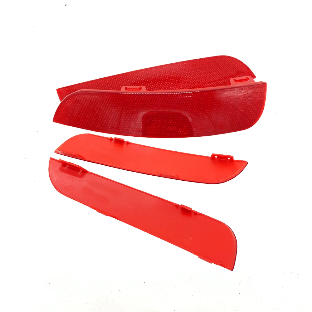 

For car focus Stickers 2Red Rear Bumper Reflector Lamp Light Lens Left Right