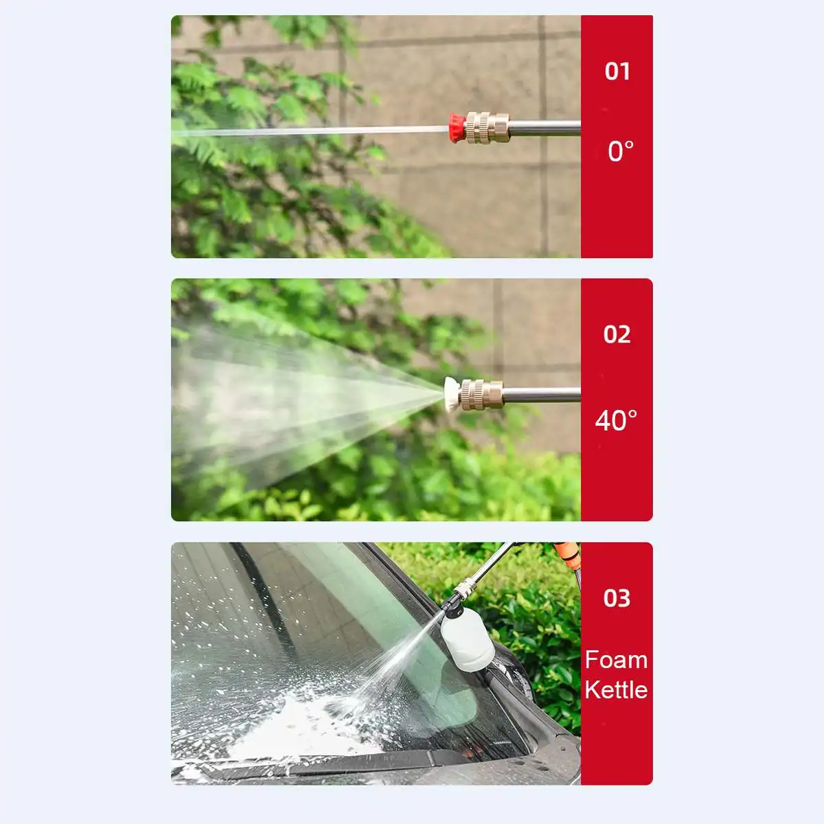 Скидка Беспроводной высокое Давление омывателем мойка водяной пистолет Очиститель Портативный Автомойка Давление воды насадка для чистки машины...