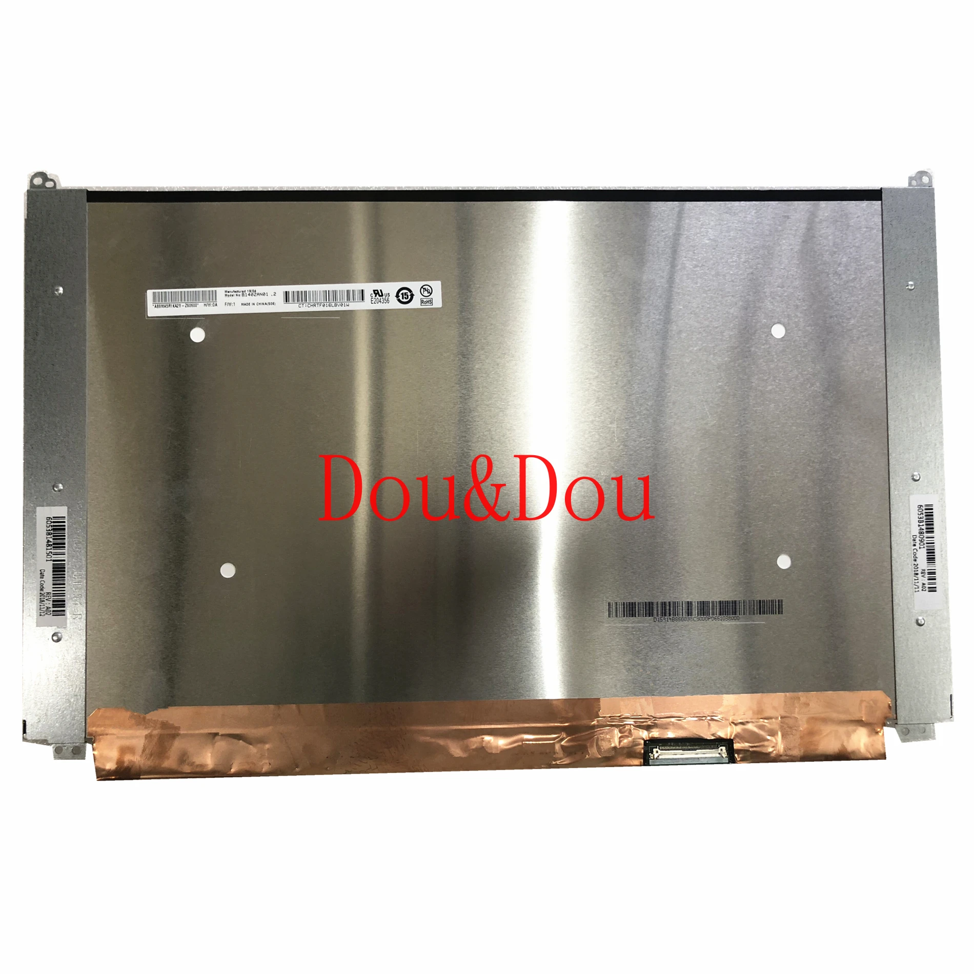 

B140ZAN01.2 14,0 ''ноутбука светодиодный ЖК-дисплей Экран 40 контактов EDP UHD матовый Дисплей без каких-либо винтовых отверстий