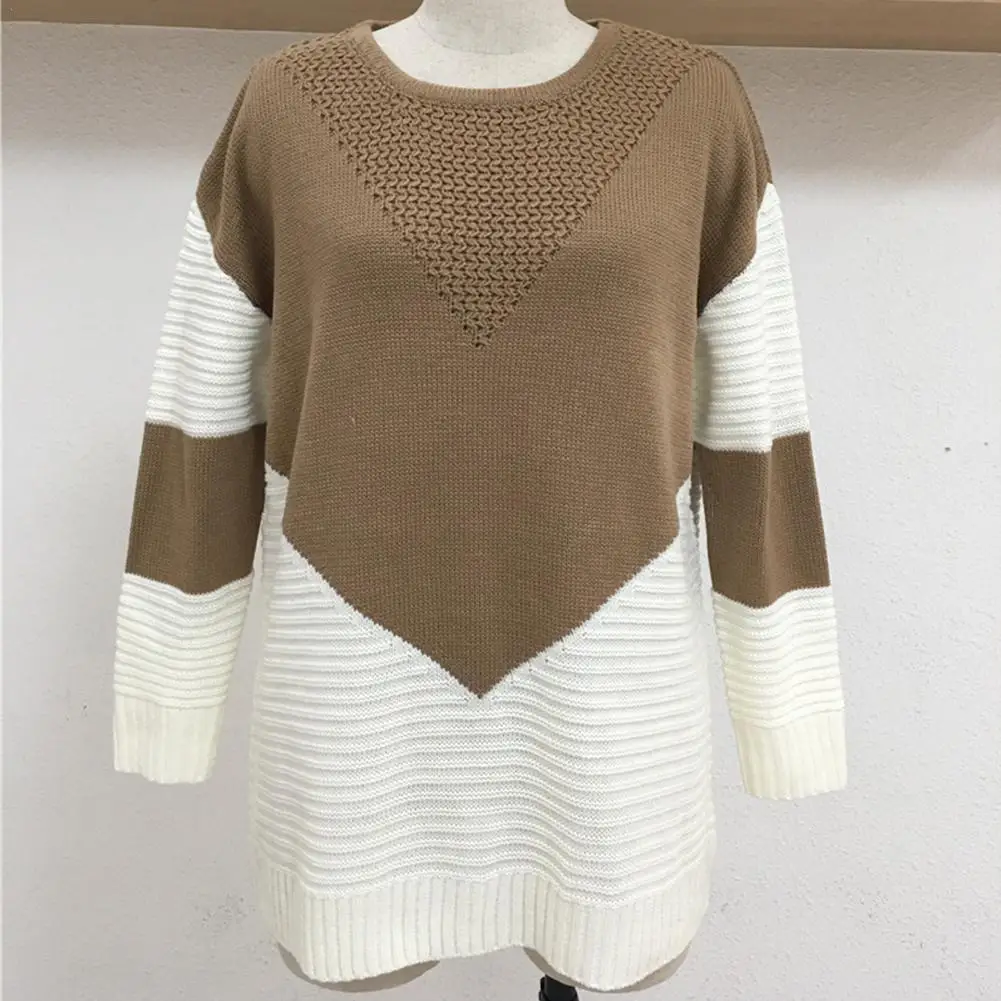 

Женский трикотажный свитер с длинным рукавом, размеры s-xl