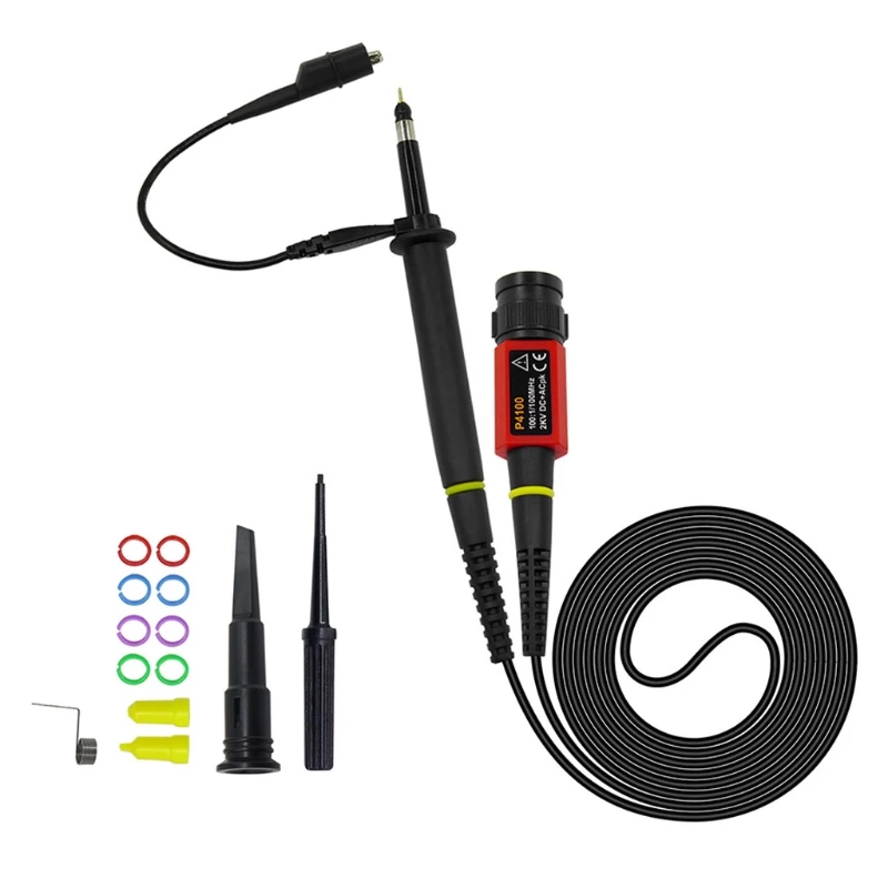 

P4100 Universal 100:1 High Voltage Probe for Oscilloscopes for Rigol Atten Owon Siglent