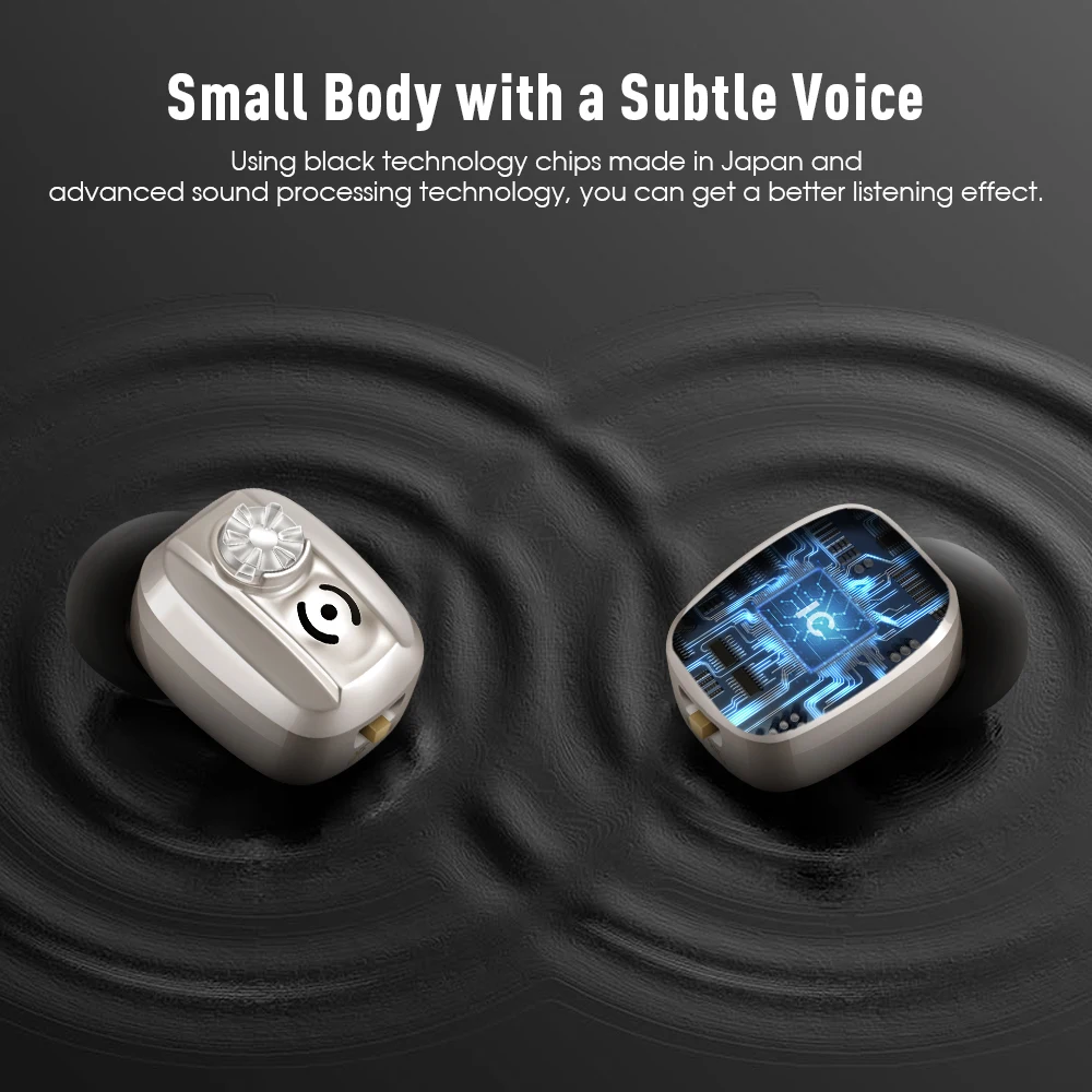 Невидимый цифровой мини слуховой аппарат с зарядным устройством|Слуховые