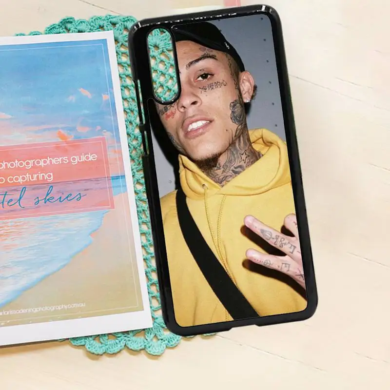 

Lil Skies famous hot Rapper Anti-fall luxury Phone Case funda PC for iPhone 11 12 pro XS MAX 8 7 6 6S Plus X 5S SE 2020 XR
