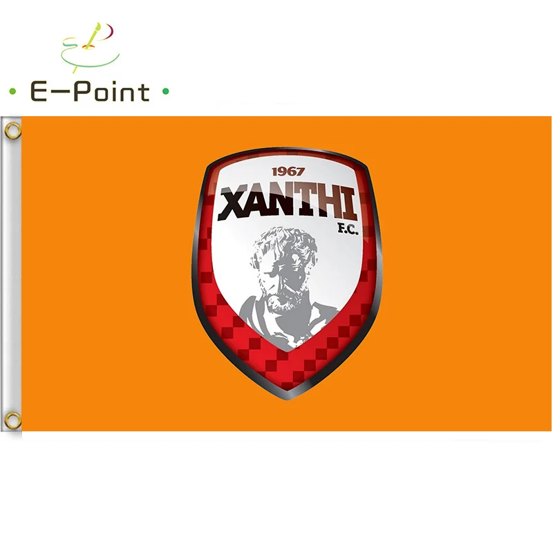 Флаг Греции Xanthi F.C. 3 фута * 5 футов (90*150 см) размер рождественские украшения для