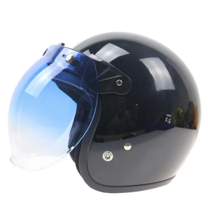 Шлем с открытым лицом козырек мотоциклетный шлем пузырь Casco мото объектив Capacete
