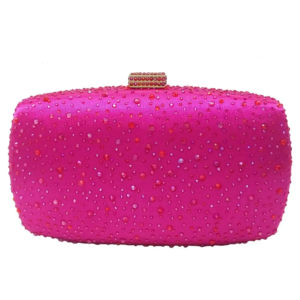 Женский вечерний клатч с двойным цветком блестящий желтый кристаллами свадебные