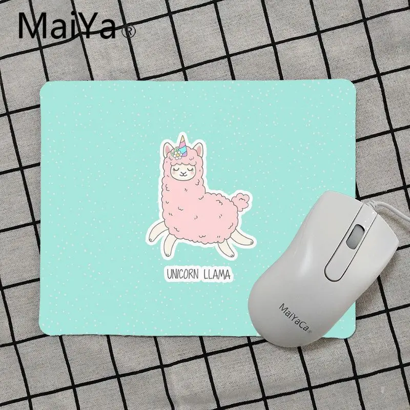 Maiya высокое качество альпака лама милые животные уникальный настольный коврик