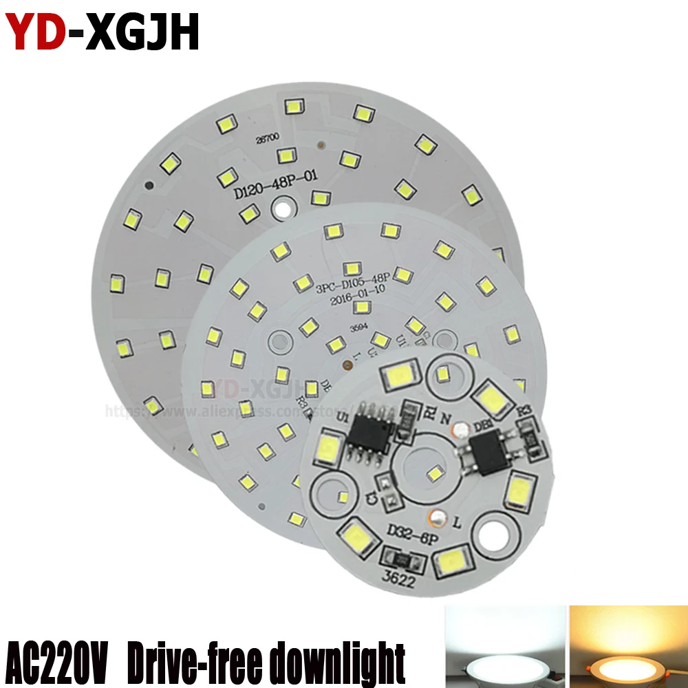 

Hot 220A LED free drive downlight spotlight 3W5W7W9W12W15W18W for embedded LED ceiling downlight cold and warm white light