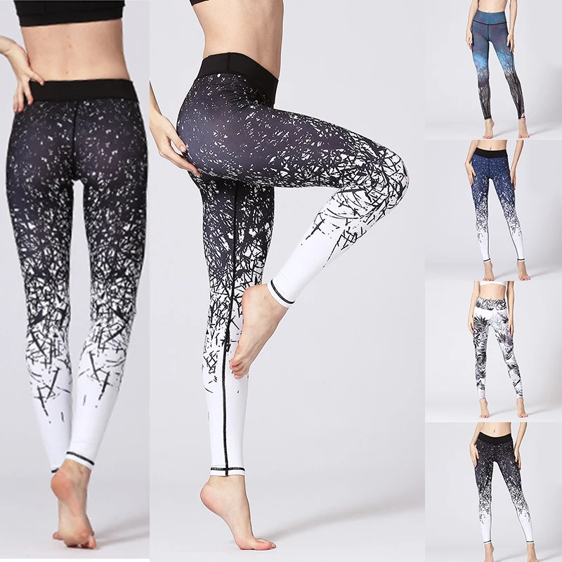 

High Waist Yoga Pants Tummy Control Workout Pants Running Pants Cycling Joggers Leggings for Women Yoga Leggings LDF668