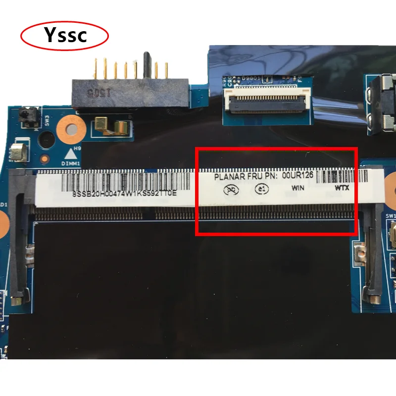 Новый 48.4AO12.011 материнская плата для ноутбука Lenovo T550 ноутбук (для I5 5300U CPU) NVIDIA