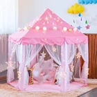 Портативная игровая палатка в виде замка принцессы, сказочный домик, забавный игровой домик, Пляжная палатка, детская игрушка, подарок для детей
