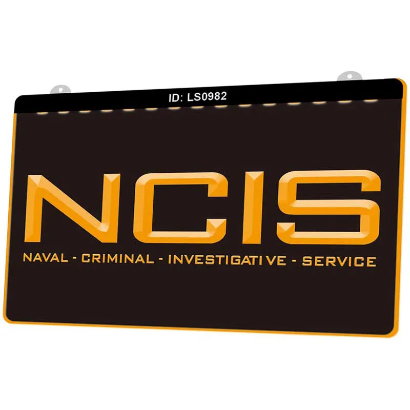 LS0982 морская служба по расследованиям Ncis новый светодиодный светильник с 3D