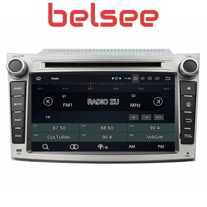 Головное устройство Belsee Восьмиядерный 4 ГБ Android 10 Стерео Радио экран