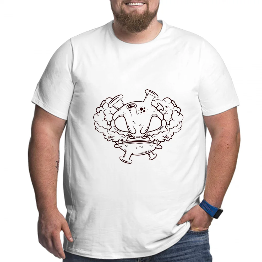 

Bacteria Vintage T-Shirt for Men Cotton T Shirt Big Tall Tees Plus Size Big Size Large 4XL 5XL 6XL Tops 6935