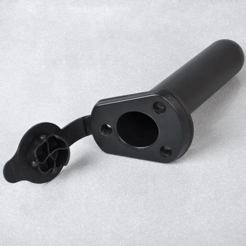 

4Pcs Kayak Accessories Oblique Fish Seat with Screws Fish Rod Seat Boat Small Oblique Plug Fishing Rod Socket