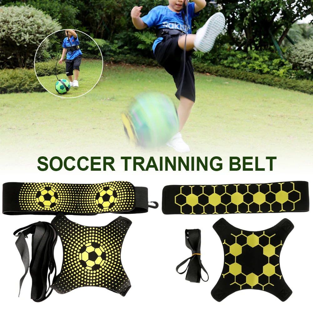 Футбольный тренировочный Эластичный банджи, улучшение навыков, регулируемый пояс, футбольная тренировочная помощь для детей и взрослых
