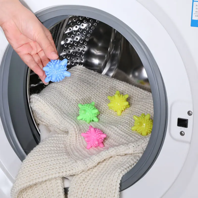 

4Pcs/lot Laundry Ball for Household Cleaning Washing Machine Clothes Softener Starfish Shape PVC Solid Cleaning Balls