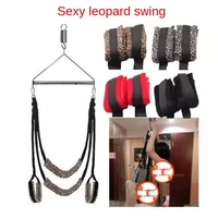 adult sex toys couple alternative toys leopard print sex swing plush swing