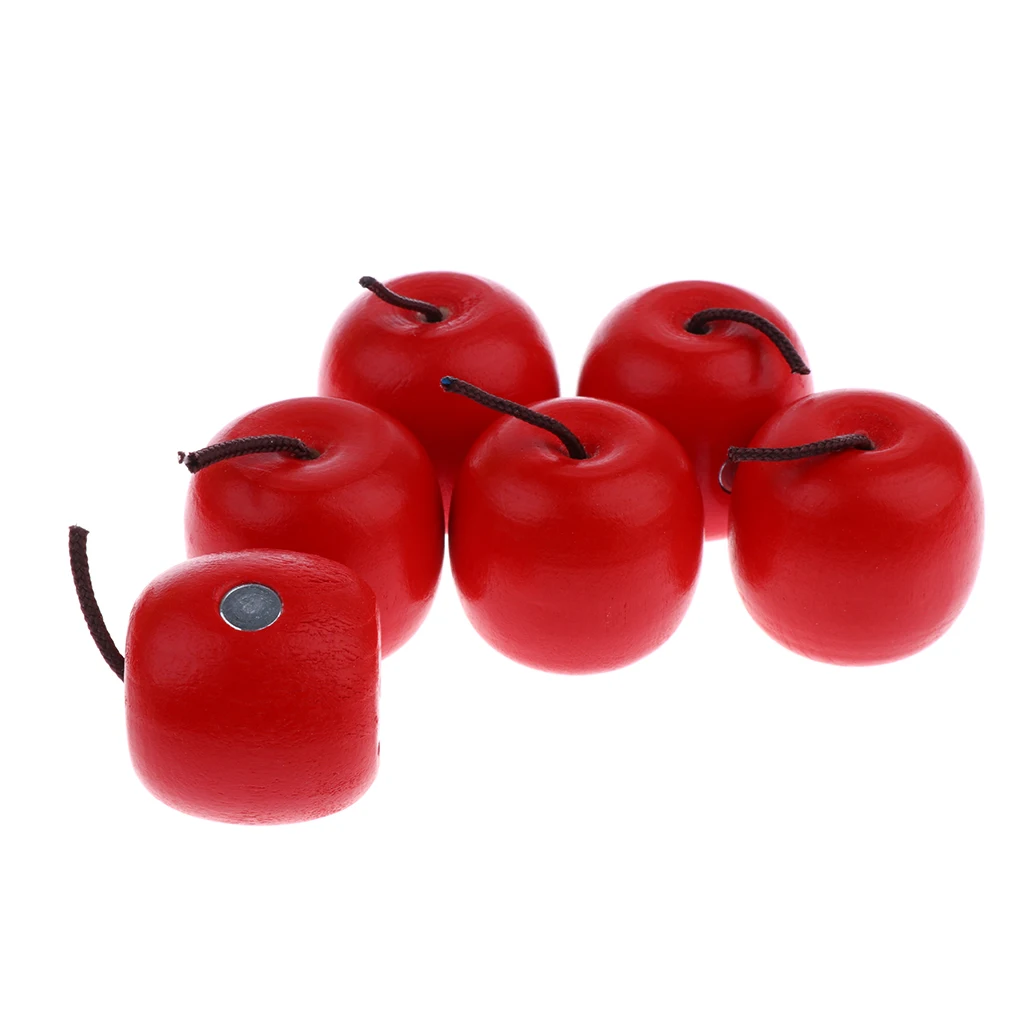 

DIY Wooden Fruit Apple Tree Toy, Math Puzzles for Baby Infant Kids,
