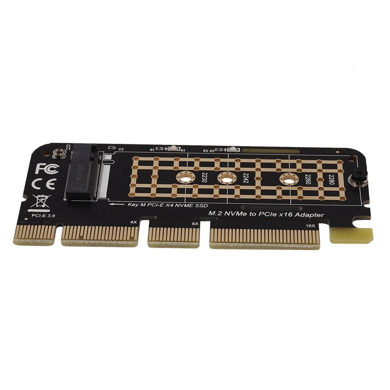 

Карта преобразователя M.2 NVMe SSD на PCI-E X16, NGFF M-Key M.2 PCIe PCI-Express X4/X8/X16 HDD, карта адаптера твердотельного диска