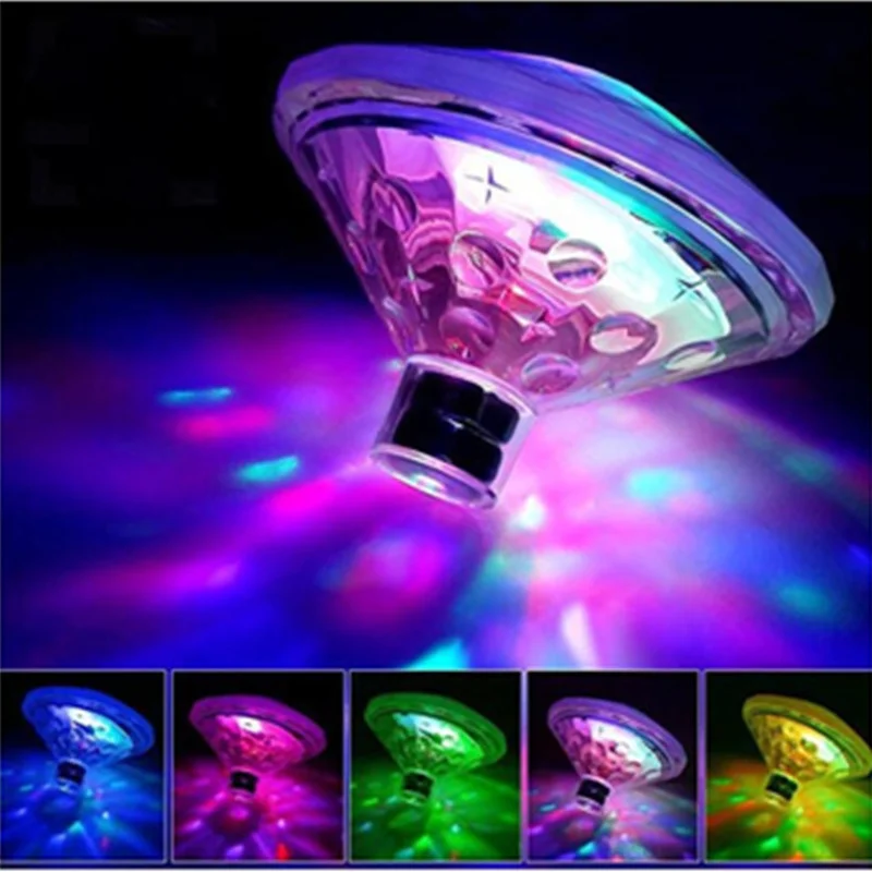 

Floating Underwater Light RGB Submersible LED Disco Party Light Glow Show Swimming Pool Hot Tub Spa Lamp Baby Bath Light