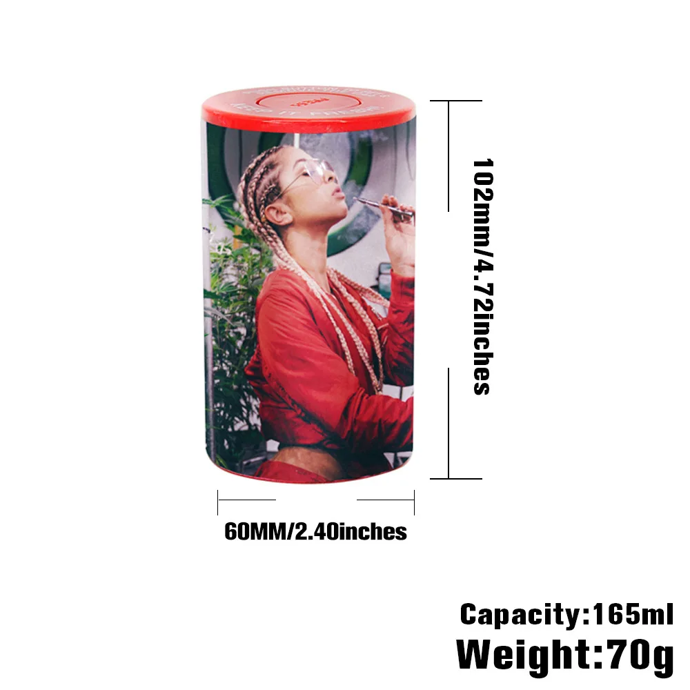 Пластиковая герметичная банка для хранения табака травы чехол Герметичный