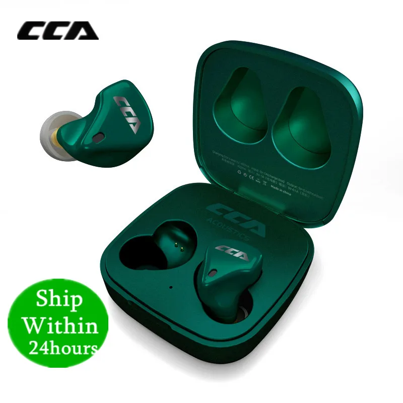 Внутриканальные наушники CCA CX10 4BA + 1DD TWS гибридные Bluetooth 5 0 для игр спорта Hi Fi