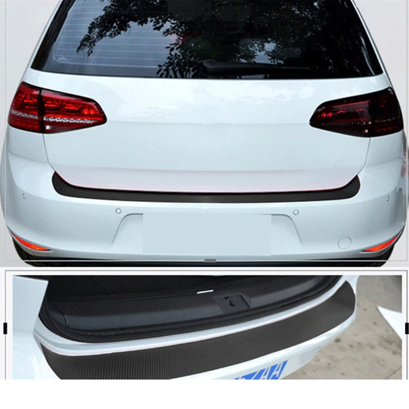 Carbon fiber Styling After guard Rear Bumper Trunk Guard Plate Car Accessories For SUZUKI Ignis