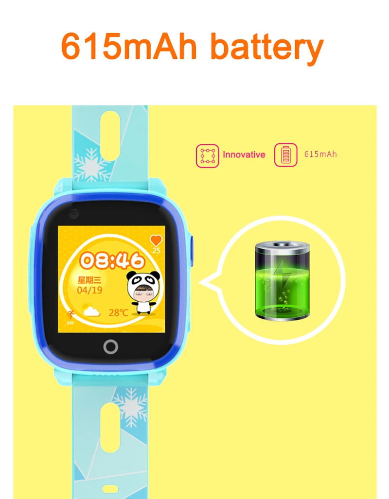 696 DF33Z Waterproof 4G Child Smart Watch Camera GPS WIFI Students Kids Children Smartwatch SOS Video Call Monitor Tracker DF33