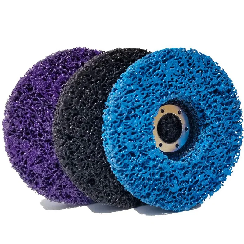 

Newest 3 PCS 115mm Black/Blue/Purple Stripping Wheel Strip Discs for Angle Grinders Clean & Remove Paint, Coating, Rust and Oxid