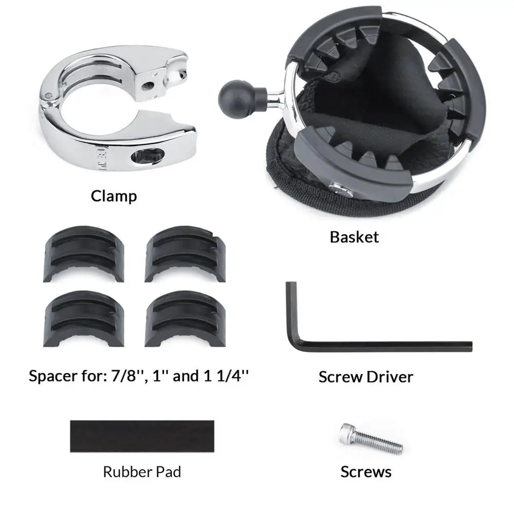 Precio Lexin-portavasos Para Motocicleta Y Coche, Soporte Para Manillar De Botella De Agua Y Bebidas, Accesorios Para Moto/bicicleta