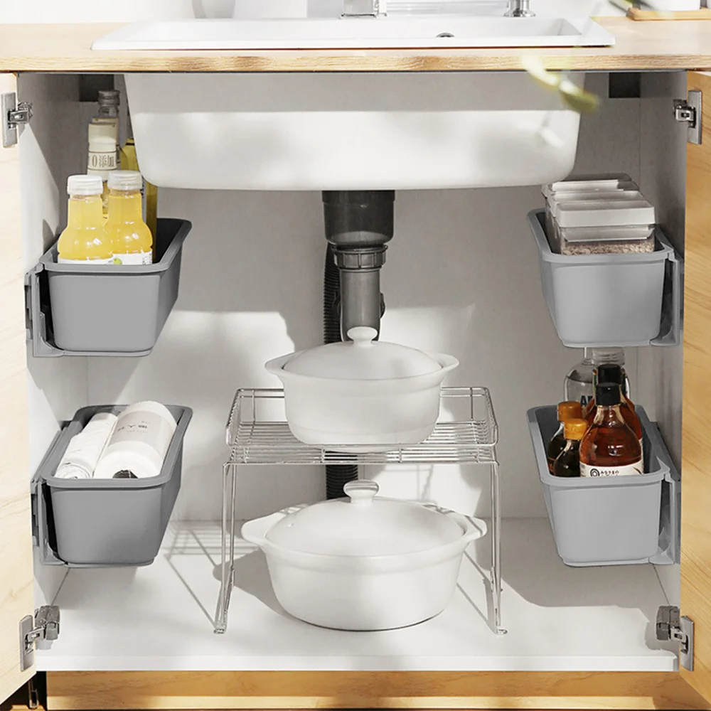 

1 Set Drawer Designed Tableware Storage Boxes Seasoning Containers