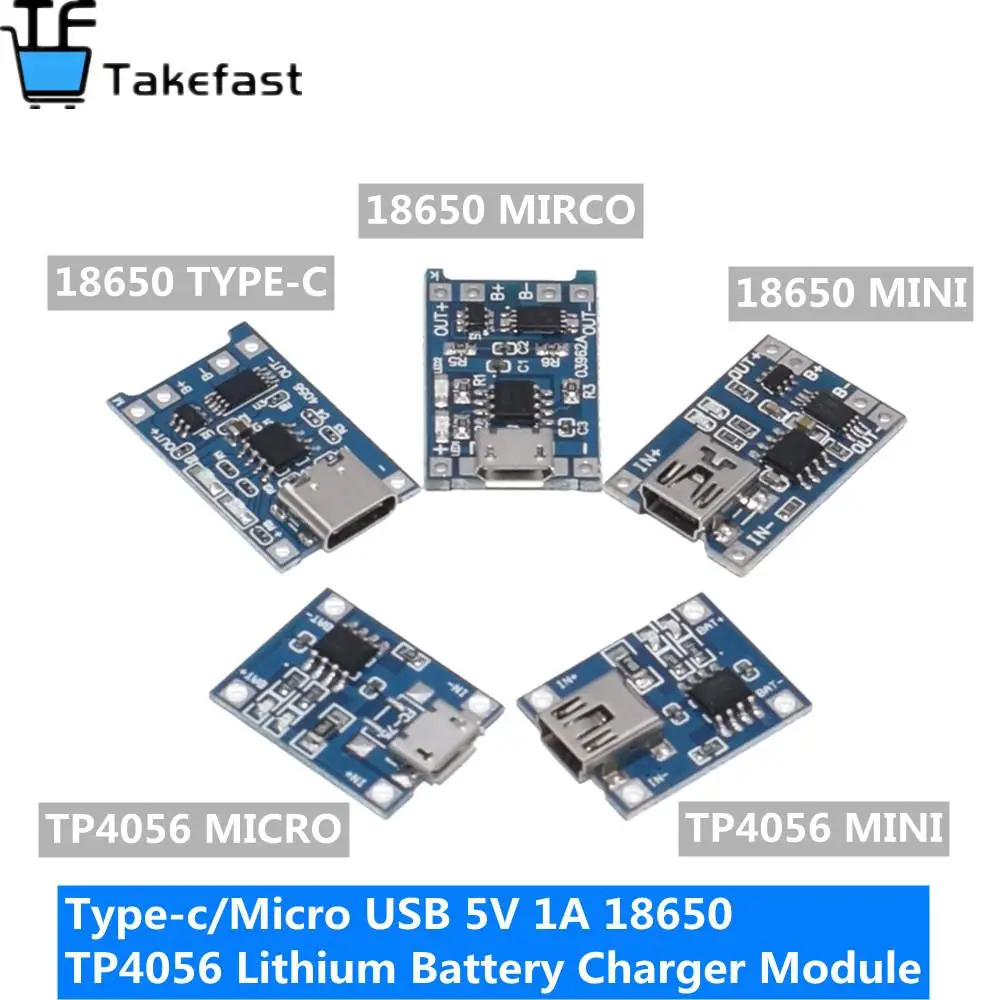 1 шт. 5 в а Micro USB 18650 type-c литиевая батарея зарядная плата модуль зарядного