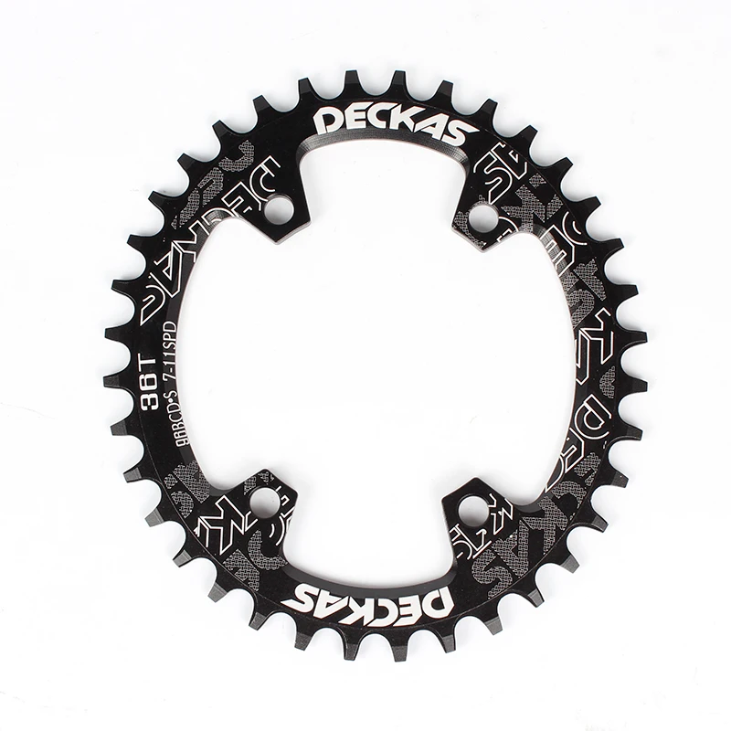 DECKAS Овальный Круглый алюминиевый сплав CNC 96BCD Mtb велосипедный Кривошип широкая