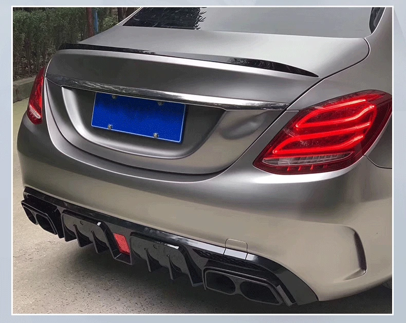 

Babos tail lip tail throat is suitable for Mercedes Benz C-class w205 E-class w213 modified Brabus tail lip tail throat